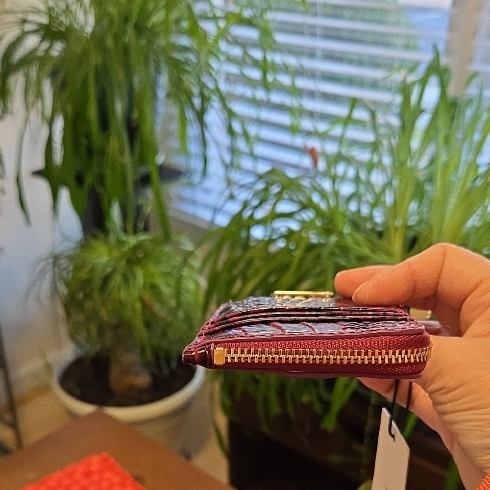 Brahmin Lennon Credit Card Wallet in Sugar Plum Melbourne. NWT. - Picture 7 of 14